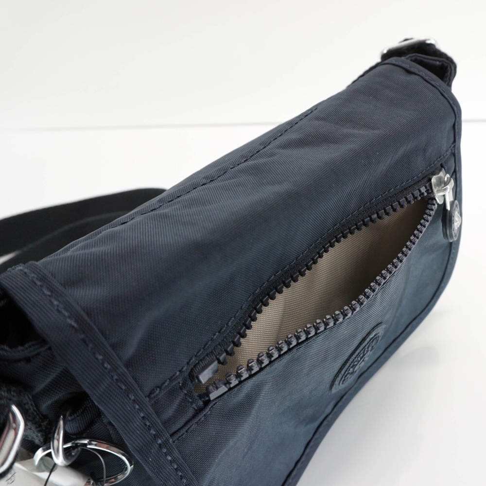 Kipling Sabian Crossbody Mini Shoulder Bag Polyamide AC8280 True Blue Tonal NWT - Picture 7 of 10